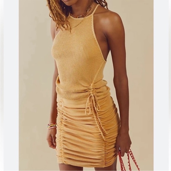 Free People Dresses & Skirts - Free People Knit Ruched Dress